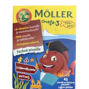Рыбий жир для детей Moller OMEGA-3 Cola 45 шт