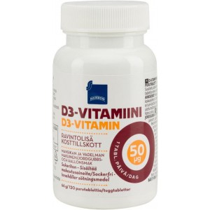 Витамин Д 2000 МЕ Rainbow D3 vitaminii 50mg 120 шт