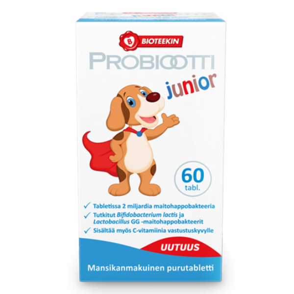 Бифидобактерии Bioteekin Probiootti Junior 60 шт