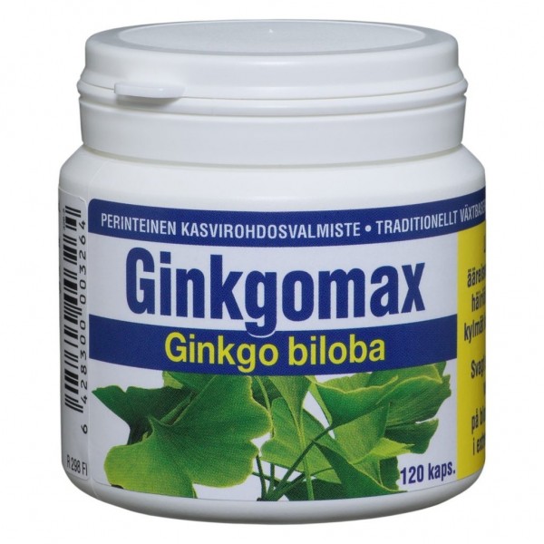 Экстракт гингко билоба Ginkgomax ginkgo biloba 120 шт