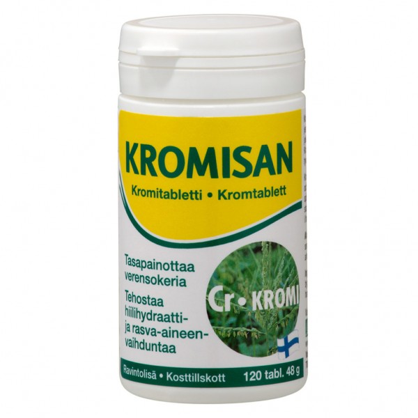 Витамины хром Kromisan для снижения сахара 120 шт