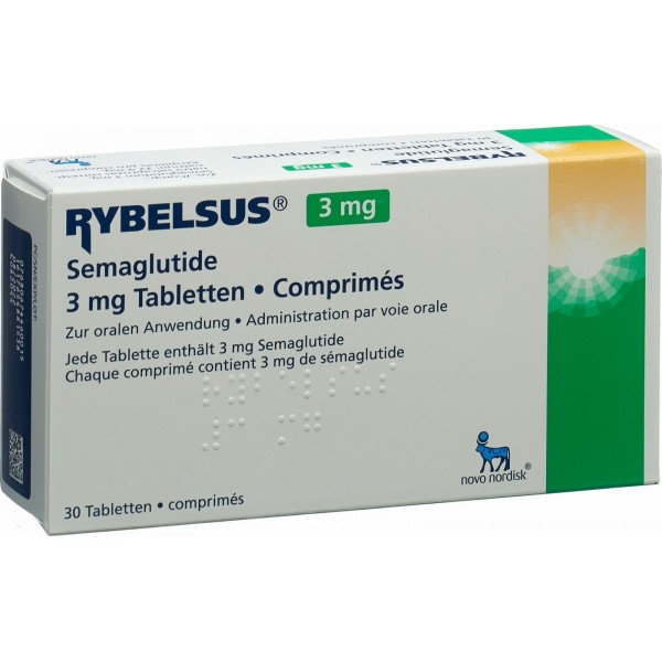 Ребелсас 3 мг RYBELSUS 3 mg  30 таблеток
