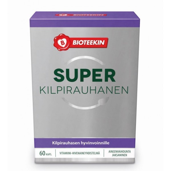 Препарат для щитовидной железы Super Kilpirauhanen Bioteekki 60 шт