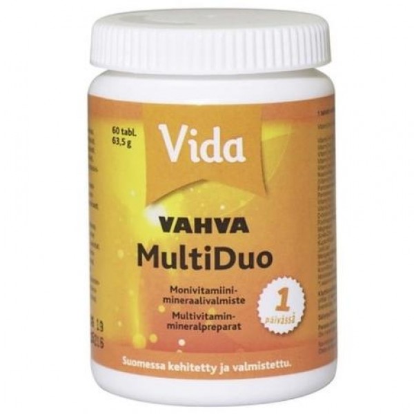 Мультивитамины Vida Vahva MultiDuo 60 шт