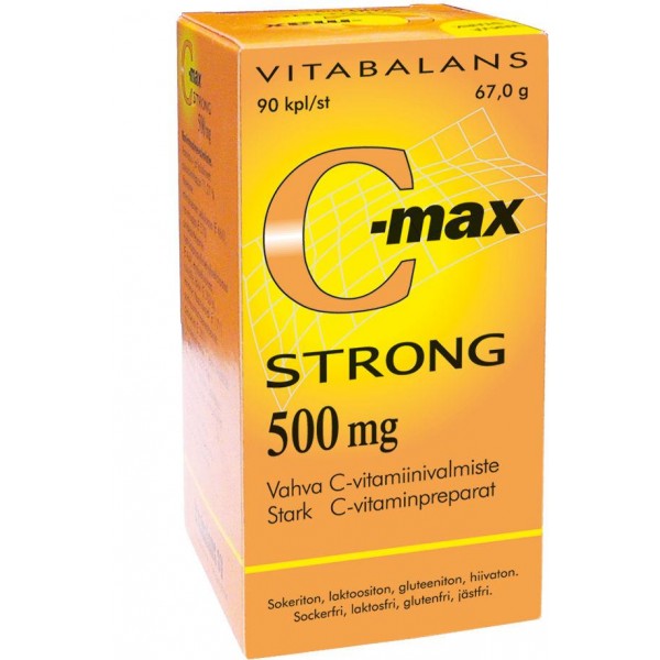 Витамин C Vitabalans C-max 500mg 90 шт