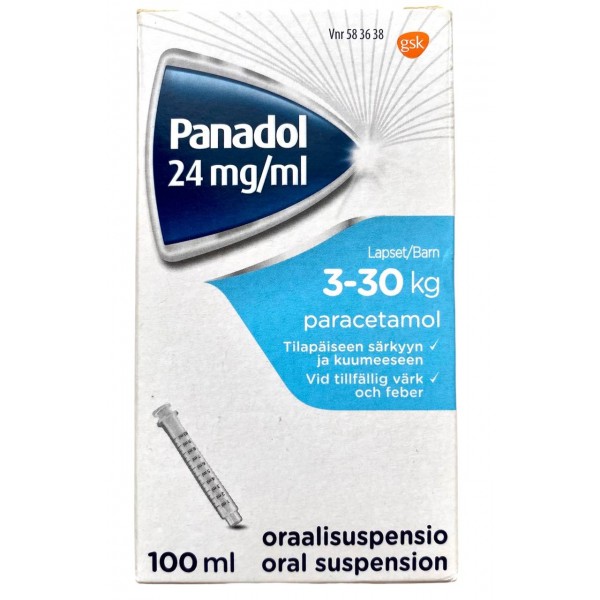Жаропонижающий сироп Panadol 24 мг 100 мл