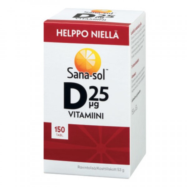 Витамин Д 25мкг  Sana-sol 150 шт