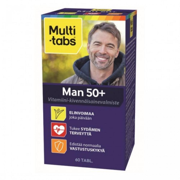 Комплекс витаминов для мужчин 50+ Multi tabs Man 50+ 60 шт