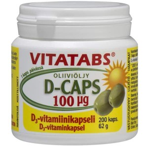 Витамин Д 4000 МЕ на оливковом масле Vitatabs D 100 мкг 200 шт