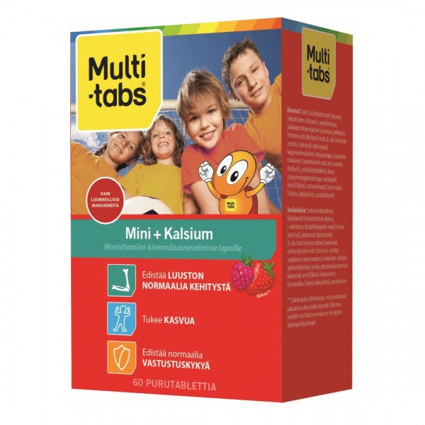 Мультивитамины для детей Multi-Tabs Mini + Kalsium 60 шт