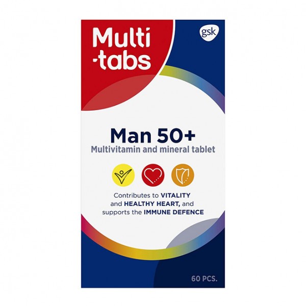Комплекс витаминов для мужчин Multi-Tabs Man 50+ 60 шт