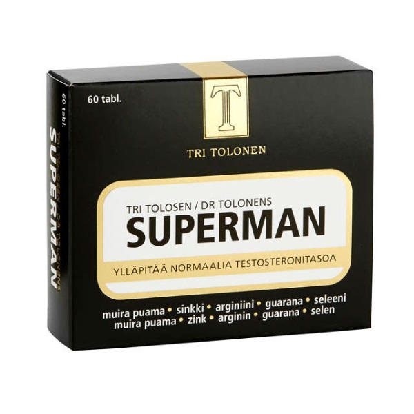 Витамины для мужчин комплекс Tri Tolonen Superman 60 шт