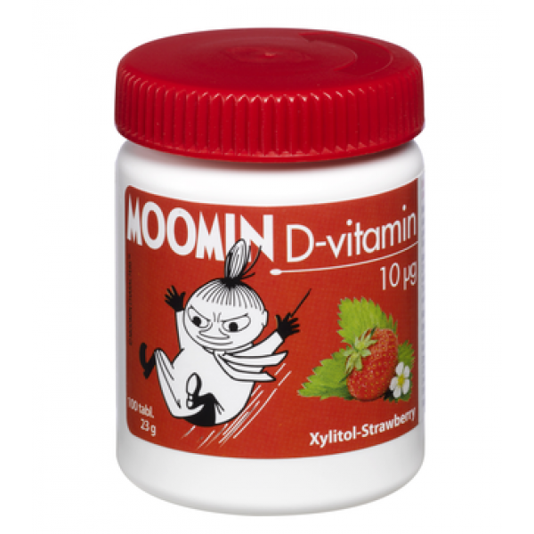 Витамин Д со вкусом клубники Moomin 100 шт