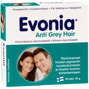 Витамины для волос Evonia Anti Grey Hair 60 шт.