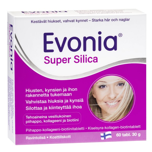 Витамины для волос и ногтей Evonia Super Silica 60 шт