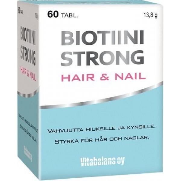 Витамины для волос Biotiini Strong Hair & Nail 60 шт
