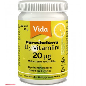 Витамин Д 800 МЕ Vida лимон 20 мкг 200 шт