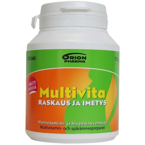 Витамины для беременных и кормящих мам Multivita 120 шт
